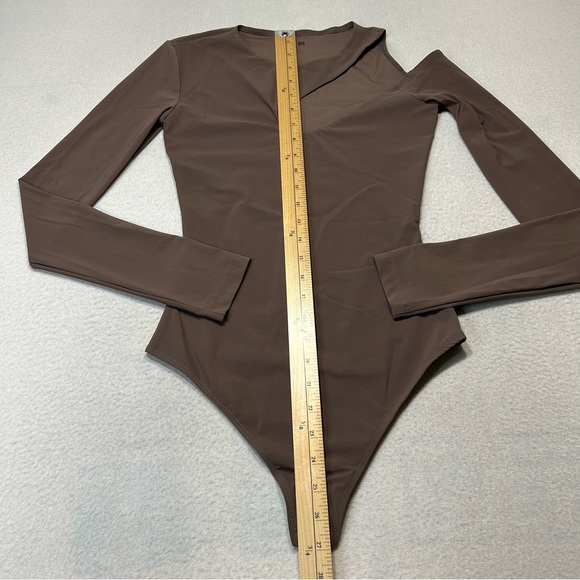 ALIX NYC Wrenn Bodysuit In Brown Slate Size S - Picture 12 of 12
